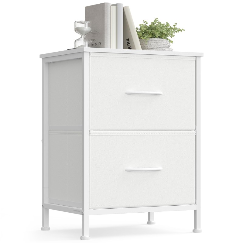 SONGMICS Nightstand with 2 Drawers