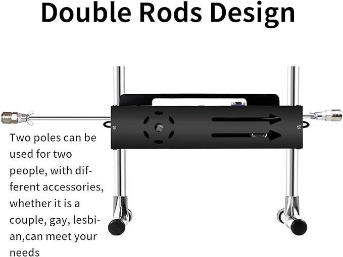 FREDORCH Wireless Wired APP Control Sex Machine with Amazing Features,Powerful,All Angle Adjustable,No Moveback Machine,200W Servo Motor, Stroke 1cm-15cm (Wireless Wired APP Control B)