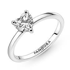 Pandora Sparkling Heart Ring