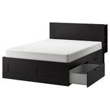 IKEA BRIMNES Storage Bed with 4 Drawers