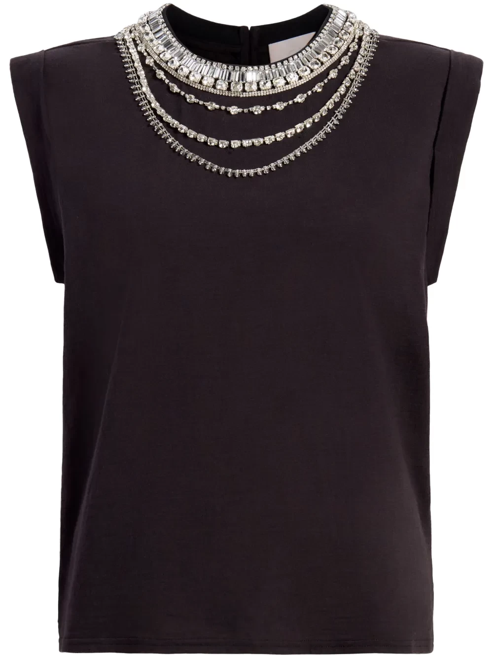 Bella necklace-embellished T-shirt