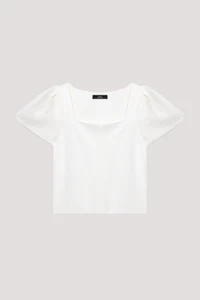 TRF Square Neck Knit Top
