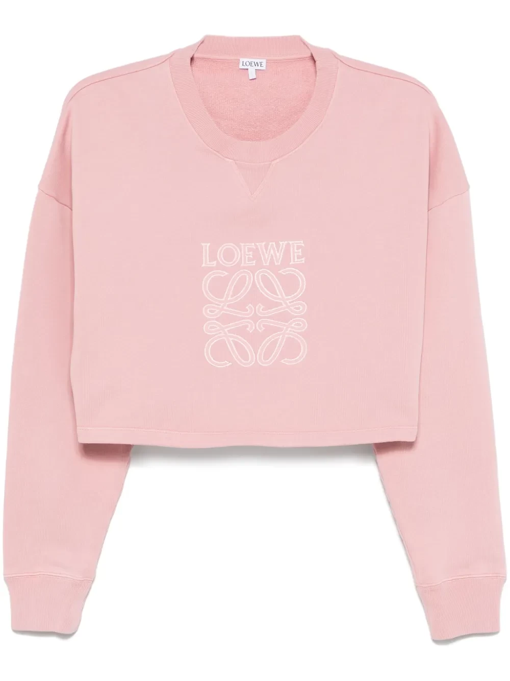 cropped sweatshirt